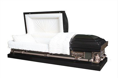 Pieta Brown Brushed Square Corner Casket