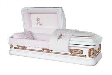 Quan tài thép góc tròn Prim Rose