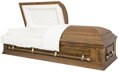 Quan tài gỗ sồi nguyên khối